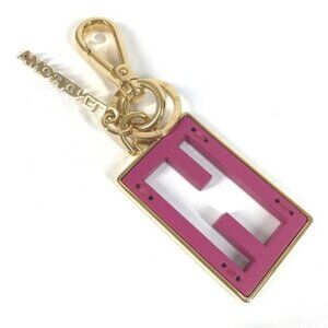 FENDI 7AS229 BAGUETTE baguette logo Bag Charm Key Holder